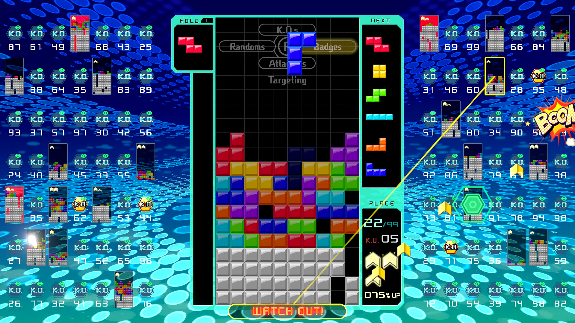 tetris 99 screenshot