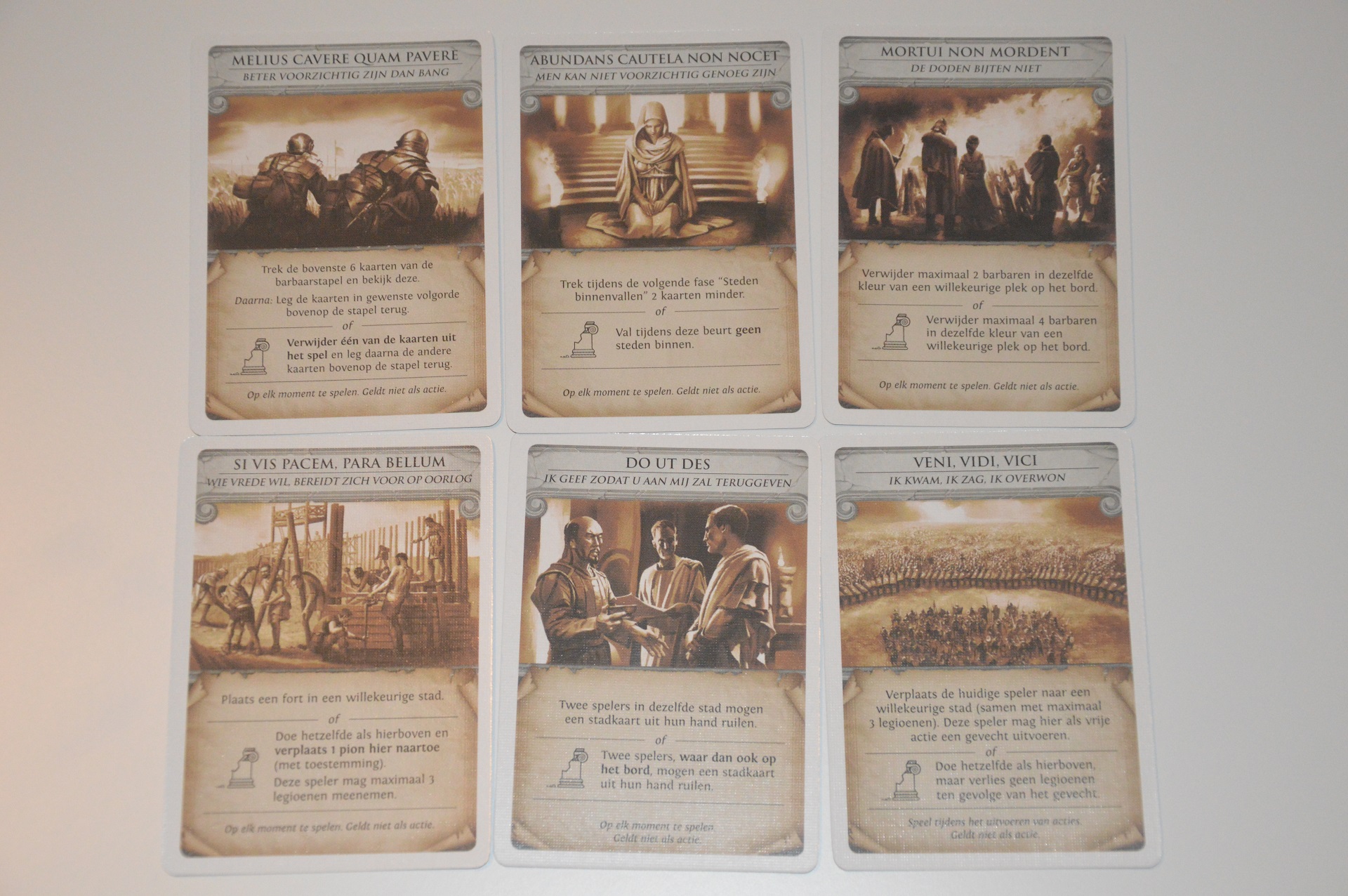 Pandemic Fall of Rome event cards