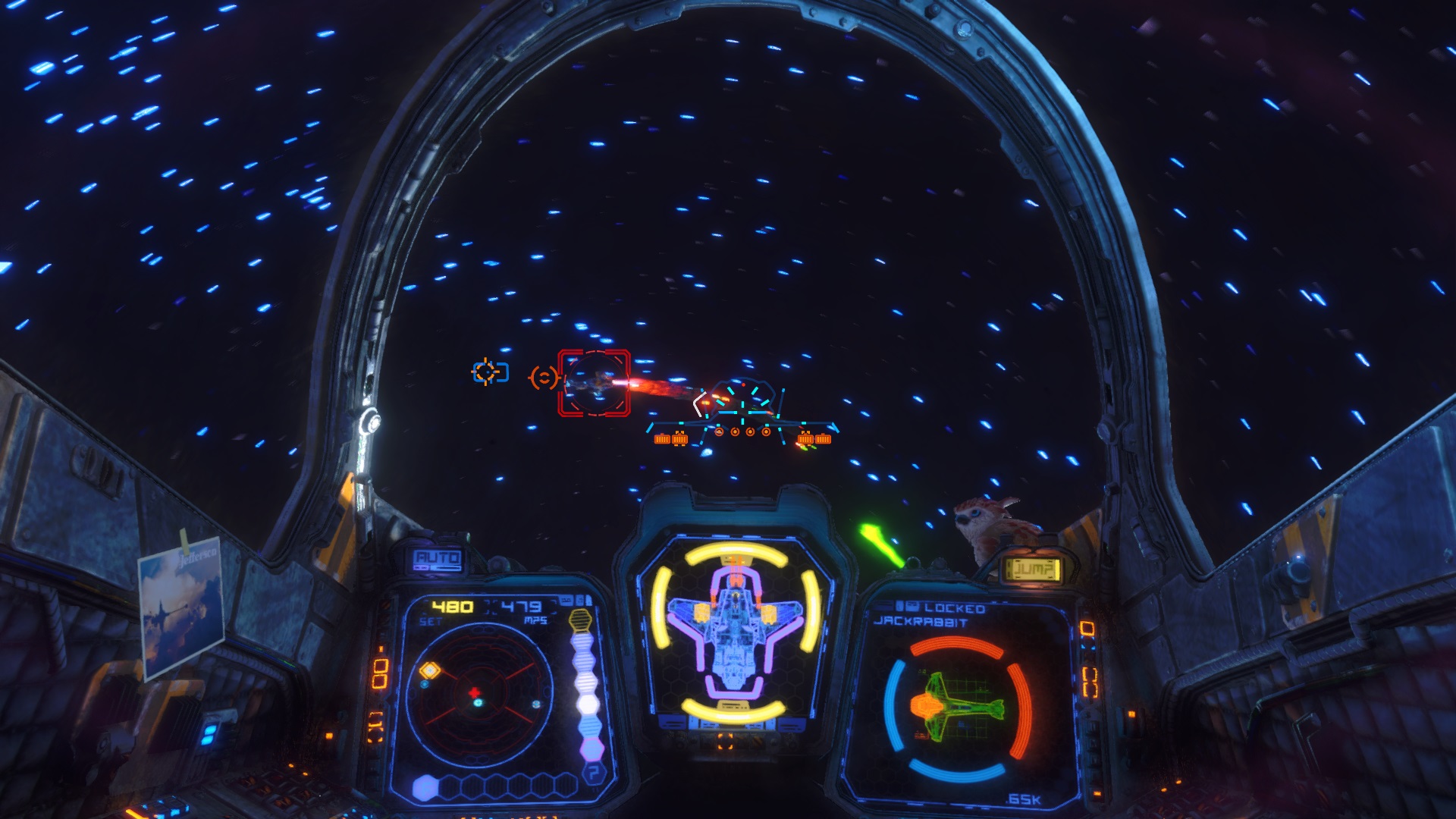Rebel galaxy Outlaw cockpit