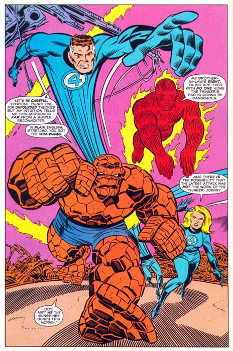 Fantastic Four pose