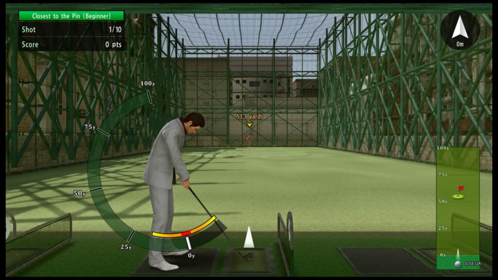 Yakuza Kiwami 2 golf