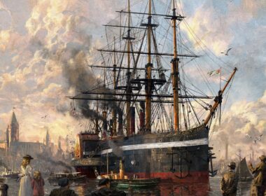 anno 1800 ship schilderij