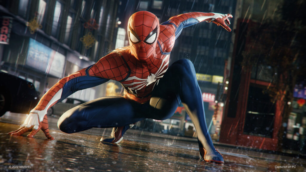 Regen ziet er goed uit in Marvel's Spider-Man Remastered