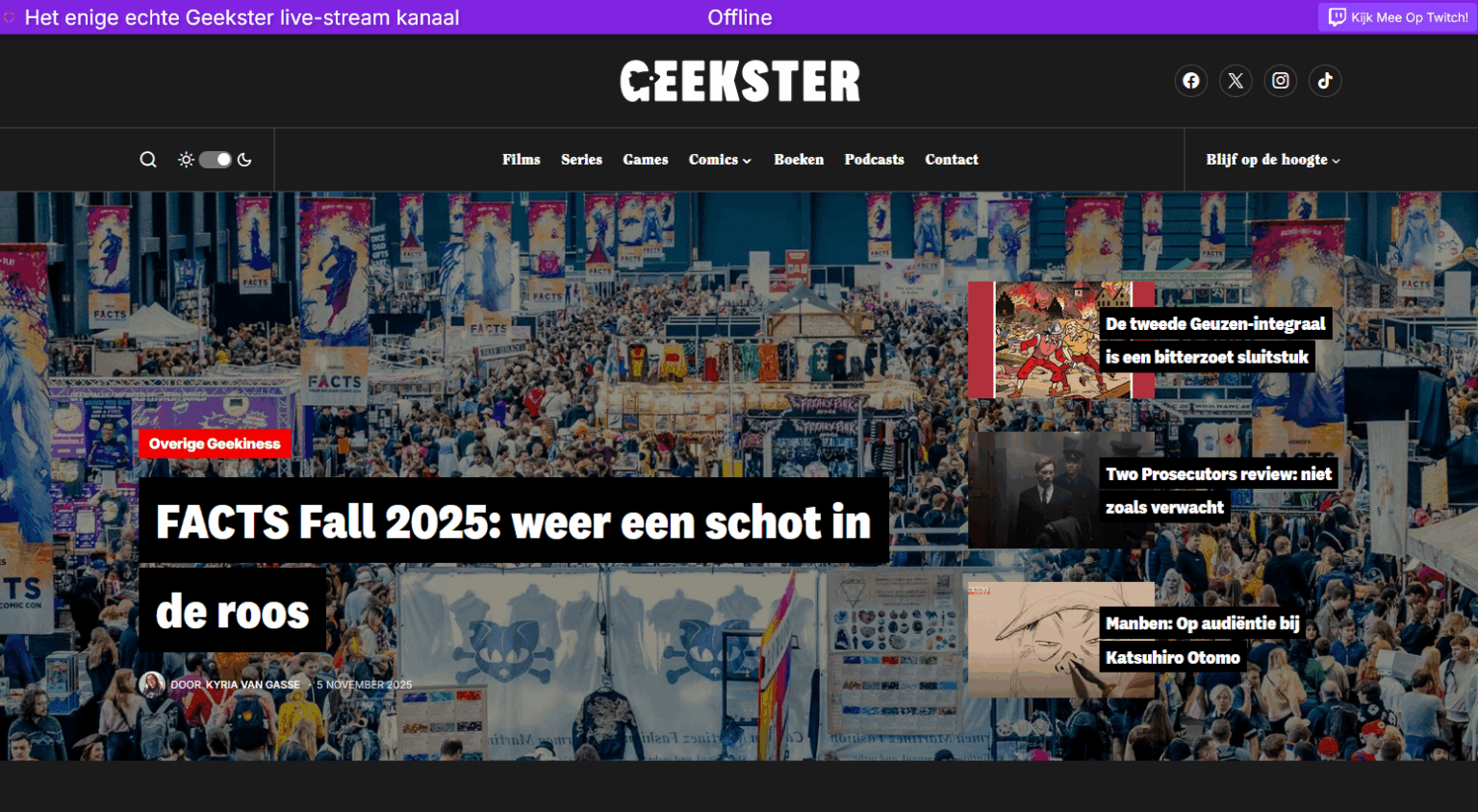 Streamcontent Introducing Geekster_TV, ons officieel Twitch-kanaal - Geekster