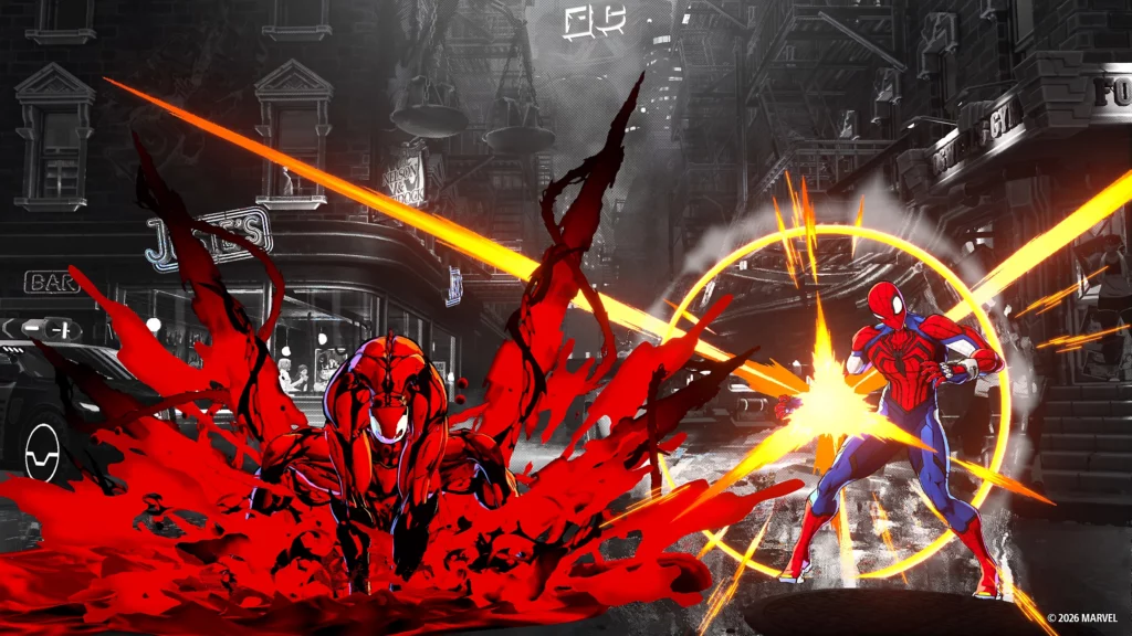 Marvel Tokon carnage vs spiderman
