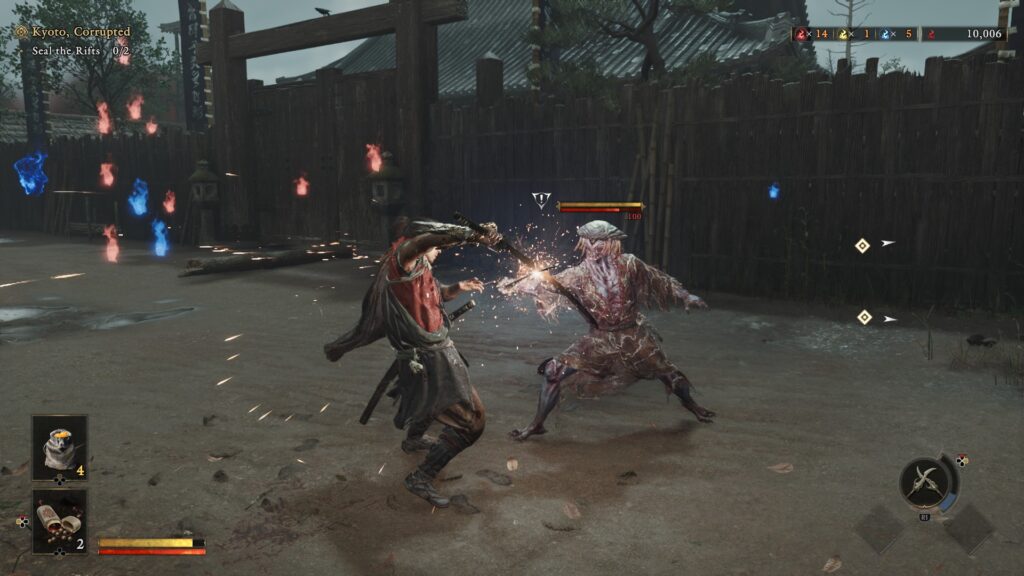 Onimusha: Way of the Sword parry