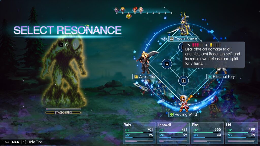 Final Fantasy Resonance Resonance skills