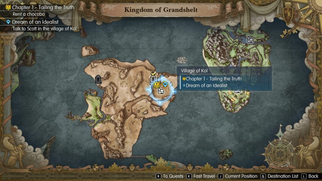 Final Fantasy Resonance world map part